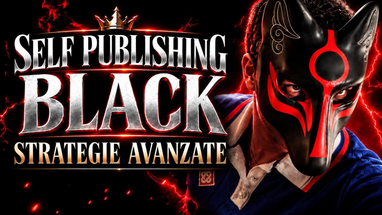 Grafica del corso Self Publishing Black: Strategie Avanzate